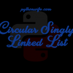 Circular Linked List Python Ds F