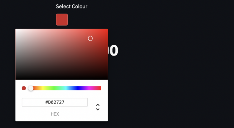 Colour Input 2 Streamlit