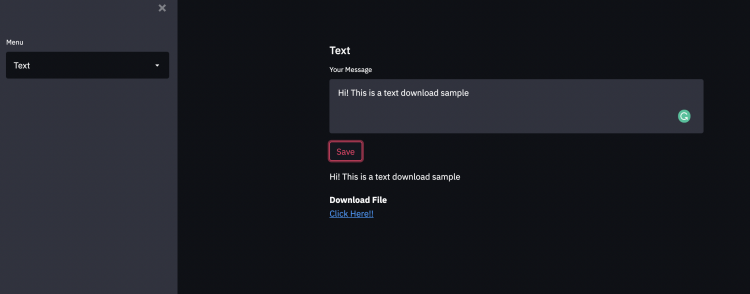 Download Text File Streamlit