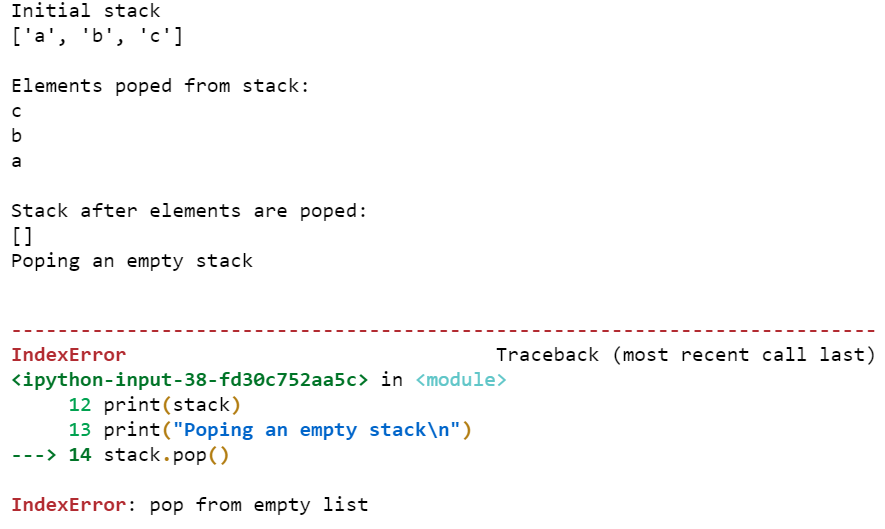 Stack in Python